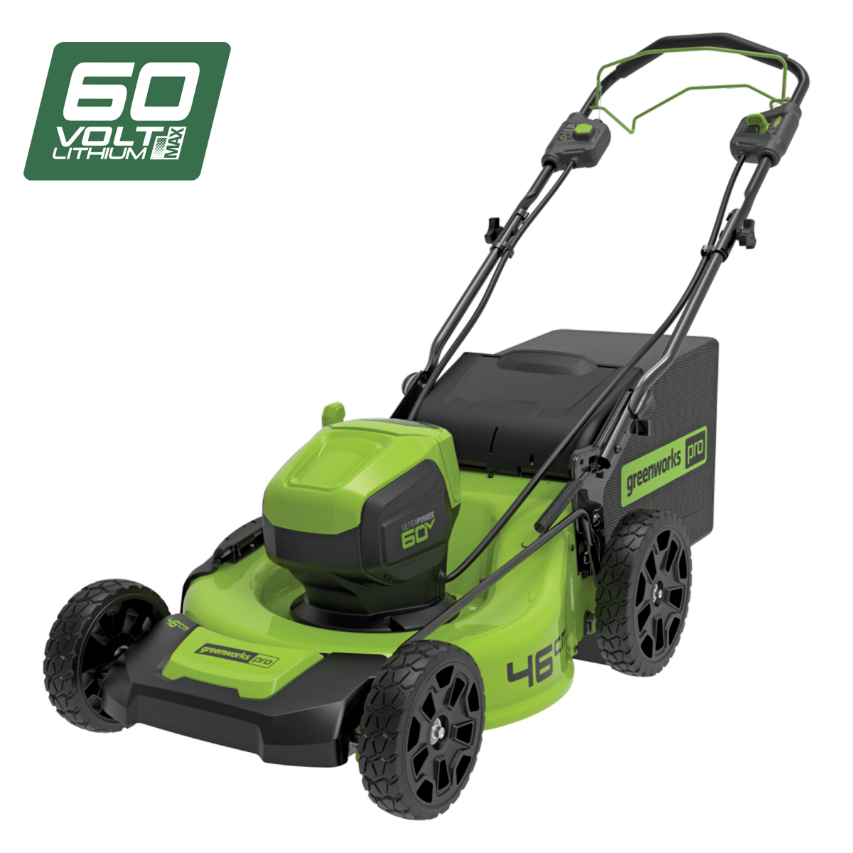 Greenworks 60V Pro Brushless Self-Propelled Lawnmower (46cm / 18″) product image